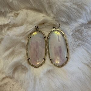 Kendra Scott Gold and Iridescent Drop Earrings